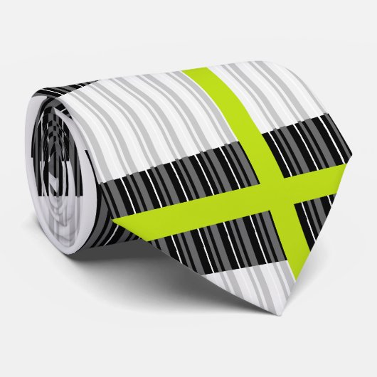 cravate rayée de regard de knit (Roulé)