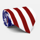 Cravate rayée du drapeau américain (Roulé)