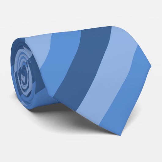 Cravate rayée Trois-Bleue (Roulé)