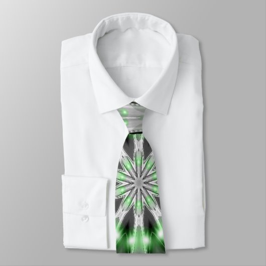 Cravate Rayon gamma vert (Attaché)