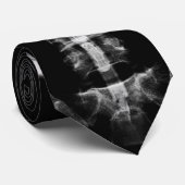 Cravate Rayon X Skeleton Ribs & Spine (Roulé)