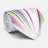 Cravate Rayons de couleur (Roulé)