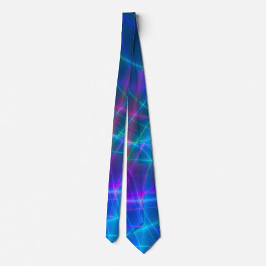 Cravate Rayons multicolores lumineux (Dos)