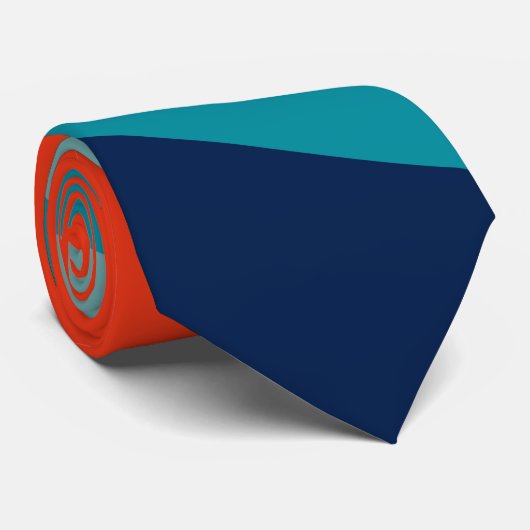 Cravate Rayons solaires rétro colorés (Roulé)