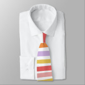 Cravate Rayure Colorée  (Attaché)