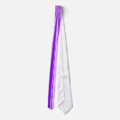 Cravate Rayure de couleur violette motif funky (Dos)