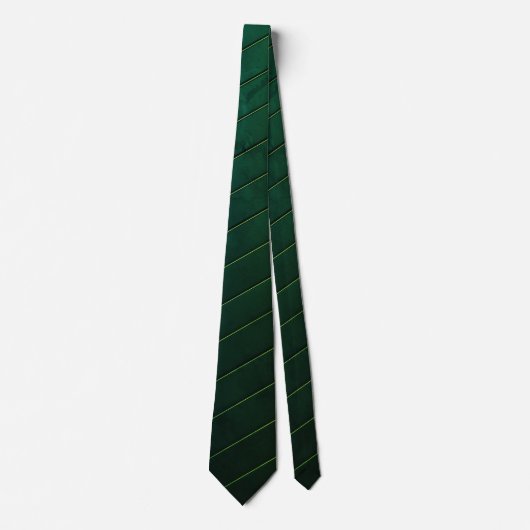 Cravate Rayure diagonale noire et or classique (Devant)