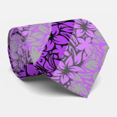 Cravate Rayure hawaïenne de ketmie de baie de Moloaa (Roulé)