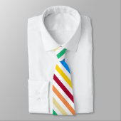 Cravate Rayures arc-en-ciel (Attaché)