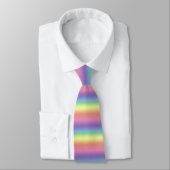 Cravate - Rayures arc-en-ciel (Attaché)