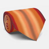 Cravate Rayures arc-en-ciel turquoise rouge orange du sud- (Roulé)