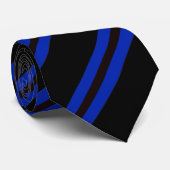 Cravate Rayures bleues (Roulé)