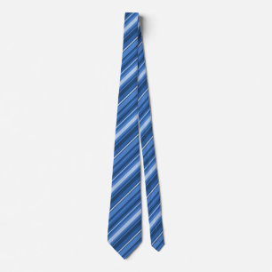 Cravate Rayures bleues de monogramme