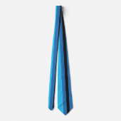 Cravate Rayures bleues noires (Dos)
