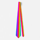 Cravate Rayures d'arc-en-ciel (Devant)