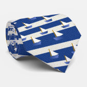 Cravate rayures de marine (Roulé)