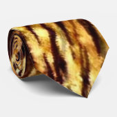 Cravate Rayures de tigre (Roulé)