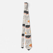 Cravate Rayures de tranche de citron bold (1) (Dos)