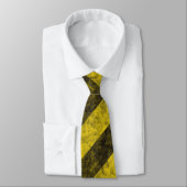 Cravate Rayures diagonales de risque de construction (Attaché)