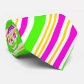 Cravate Rayures lumineuses (Roulé)