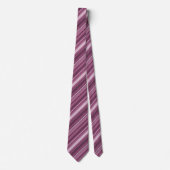 Cravate Rayures mauve (Devant)