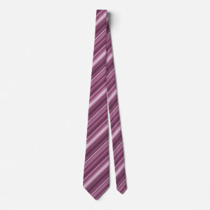 Cravate Rayures mauve