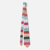Cravate Rayures multicolores (Dos)