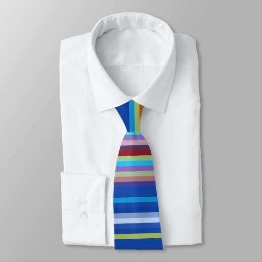 Cravate Rayures multicolores (Attaché)