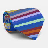 Cravate Rayures multicolores (Roulé)