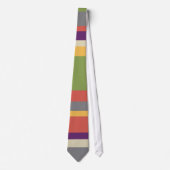 Cravate Rayures multicolores deux (Devant)