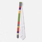 Cravate Rayures multicolores deux (Dos)