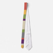 Cravate Rayures multicolores quatre (Dos)