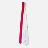 Cravate rayures multicolores rose et rouge (Dos)