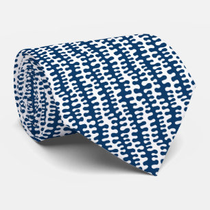Cravate Rayures organiques - Style Indigo