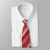 Cravate Rayures rouges (Attaché)