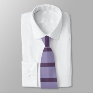 Cravate Rayures Violettes