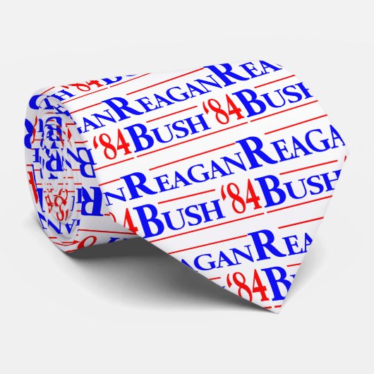 Cravate Reagan Bush '84 (Roulé)