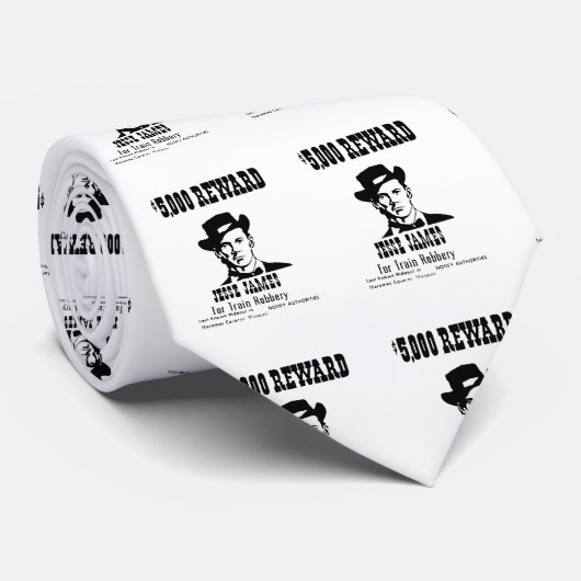 Cravate Recherché Jesse James (Roulé)