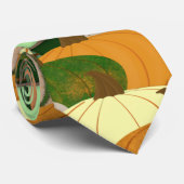 Cravate Récolte Motif d'automne (Roulé)