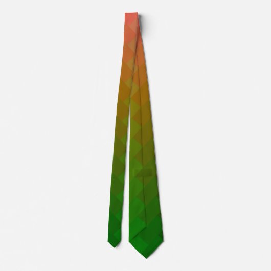 Cravate Rectangle Ombre Tropical (TOR) (Dos)