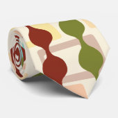 Cravate Rectangles et Chaînes (Roulé)