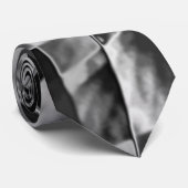 Cravate rectangles inclinés ou étirés, gris foncé (Roulé)