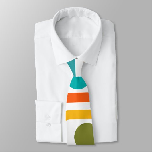 Cravate Rectangles modernes du milieu du siècle (Attaché)