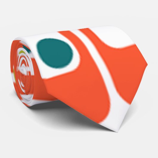 Cravate Rectangles modernes du milieu du siècle (Roulé)