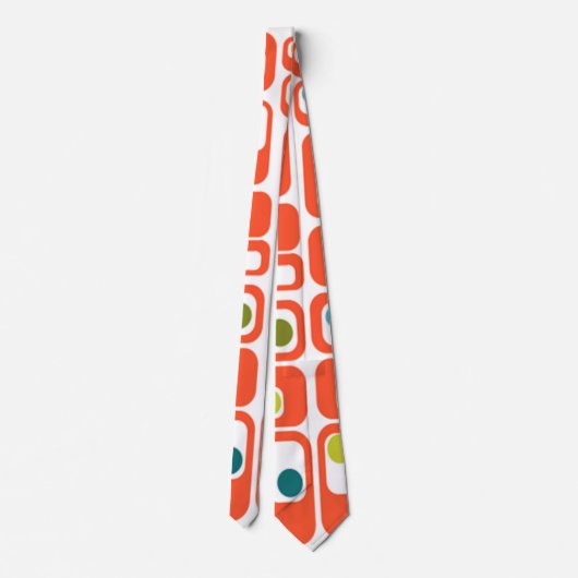 Cravate Rectangles modernes du milieu du siècle (Dos)