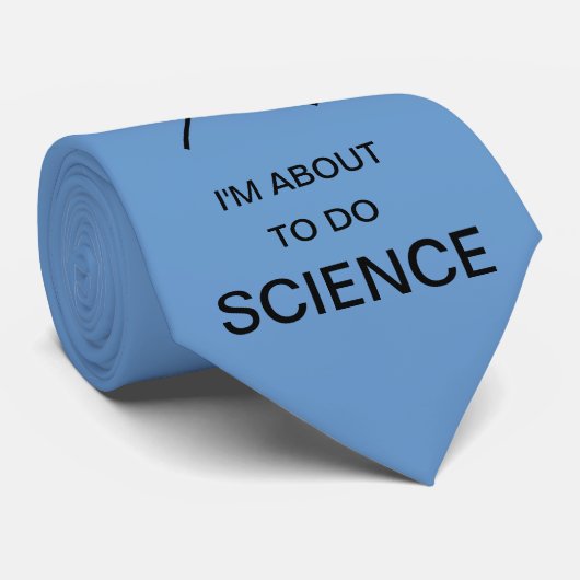 Cravate Reculez, en faisant la science (Roulé)
