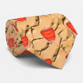 Cravate Red Apple Homme Appréciation de l'enseignant Merci (Roulé)