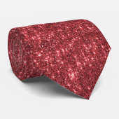 Cravate Red Disco (Roulé)