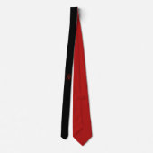 Cravate Red Ghost Dance Buffalo ligne col rouge noir (Dos)