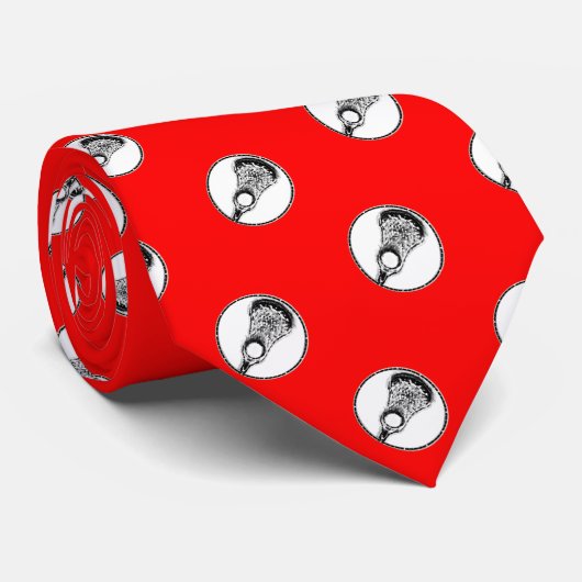 Cravate Red Lacrosse (Roulé)